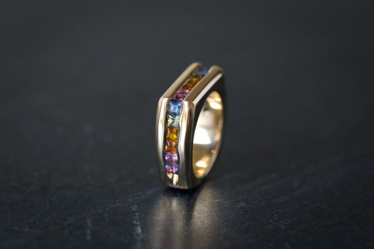 Project Spotlight: Mens Sapphire Ring